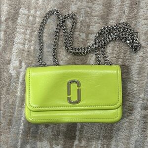 Marc Jacobs Neon Green Crossbody Bag